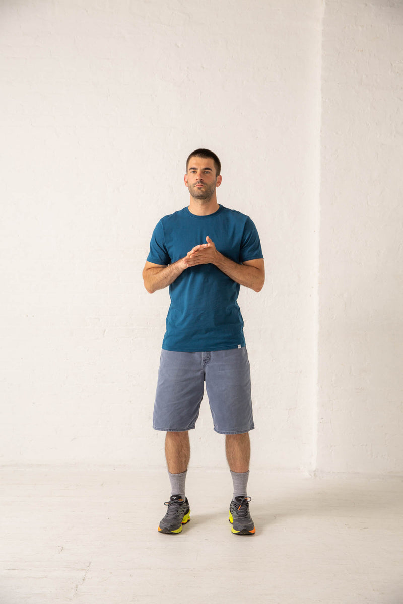 GOTS® Certified Organic Cotton T-Shirt - Dusty Indigo – Druthers NYC