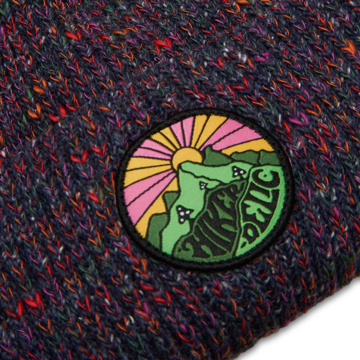 Hikerdelic Recycled Melange Ribbed Beanie