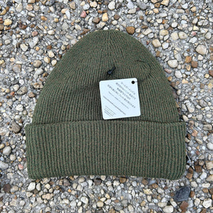 2-SET of Druthers Organic Cotton Whole Garment Beanie & Black Merino Wool Cardigan Beanie - NEVER RELEASED!