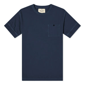 Nigel Cabourn Warm Up Military Tee - Navy - Large