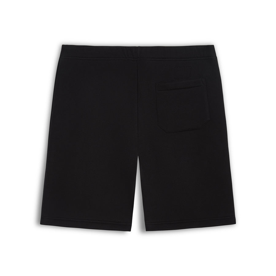 Organic Cotton 500 GSM Brushed French Terry Sweatshorts - Caviar