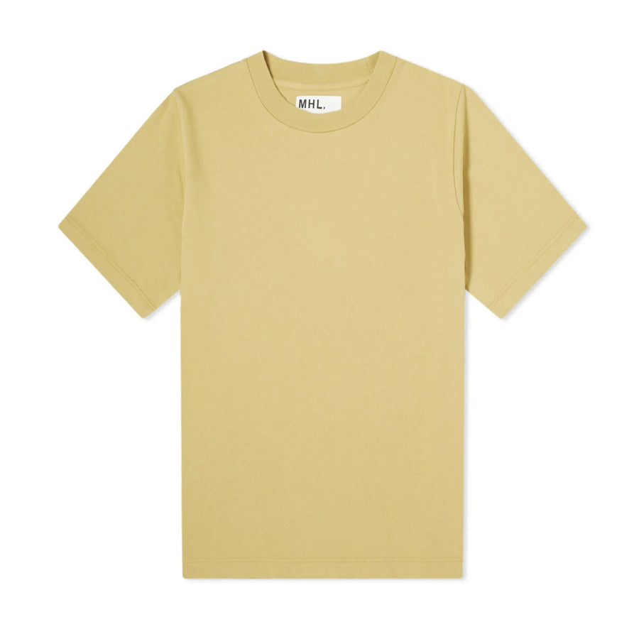 MHL. By Margaret Howell Wide Crew Tee - M | Asparagus