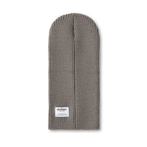 Merino Wool Big Knit Balaclava - Stone Heather