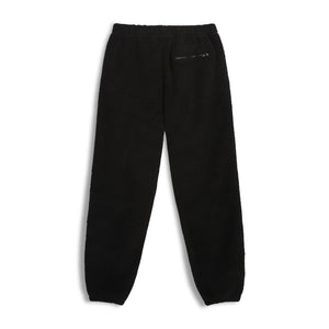 Italian Bonded Sherpa Fleece Pants - Caviar