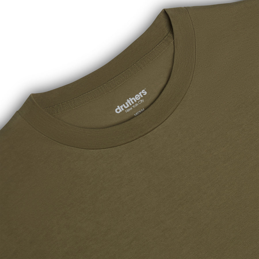 Heavyweight Organic Cotton T-Shirt - Olive