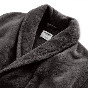 Organic Cotton Extra Heavyweight Terry Long Robe  - Storm Grey