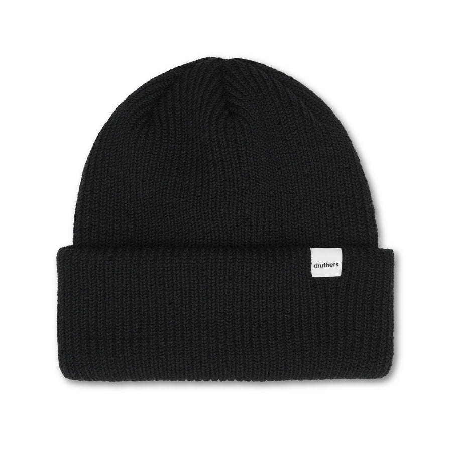 Merino Wool 1X1 Rib Knit Beanie