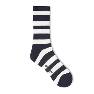 Druthers Recycled Cotton Lux Yarn Stripe Everyday Crew Socks - Set of 4