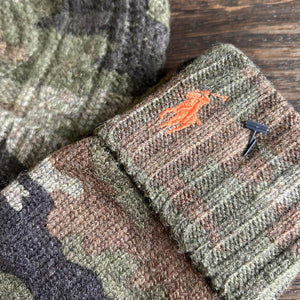 Ralph Lauren Wool Beanie & Glove Set - Camo