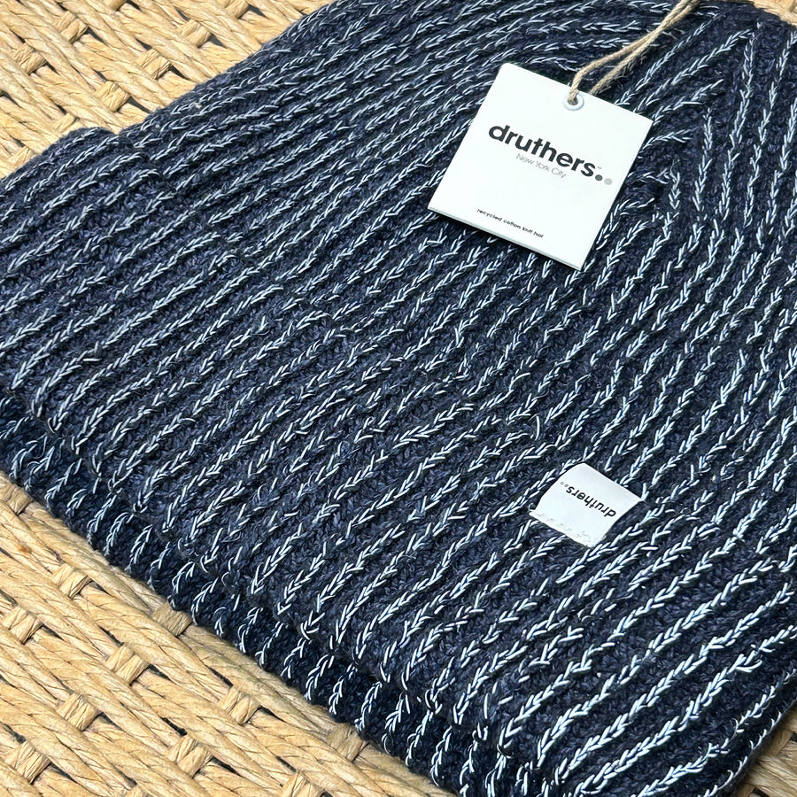 Druthers 1x1 Rib Beanie - 3M Navy - Never Released!