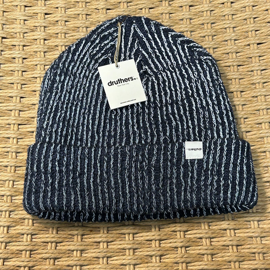 Druthers 1x1 Rib Beanie - 3M Navy - Never Released!