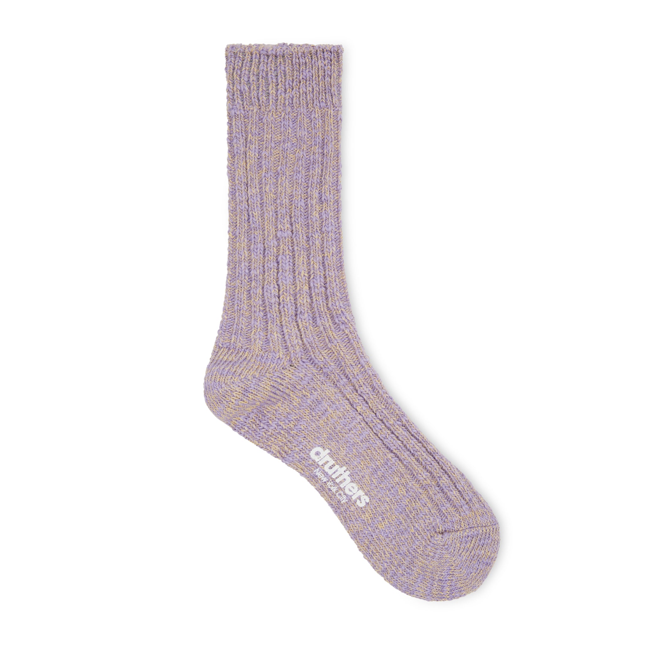 Organic Cotton Rib Slub Crew Sock – Druthers NYC